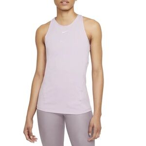 NWT Nike Dry Essential Elastika Tank Top Racerback Lilac Gym Athletic Sz S